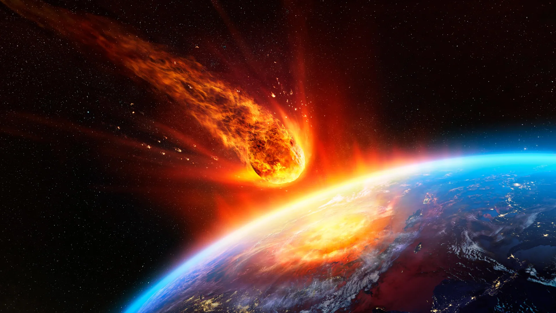 massive asteroid impact
